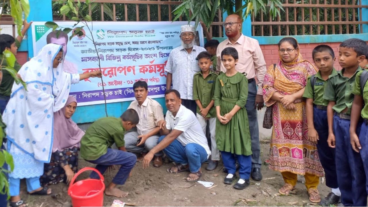 সৈয়দপুরে নিসচার বৃক্ষরোপণ কর্মসূচি গ্রহণ