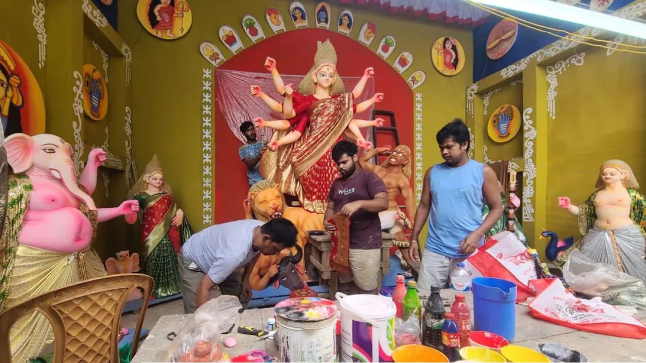 রংপুরে ৯৬৪ পূজামণ্ডপে দুর্গোৎসবের প্রস্তুতি,থাকবে চার স্তরের নিরাপত্তা